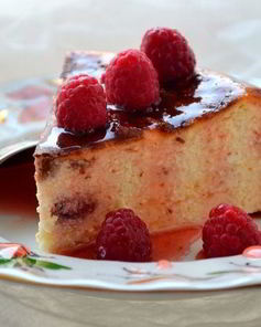 Малиновый творожник