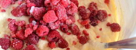 малиновый творожник. Шаг 4