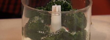 мясные сырники с зеленой сметаной. Шаг 2