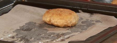 мясные сырники с зеленой сметаной. Шаг 3