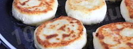 нежные сырники из творога в духовке. Шаг 4