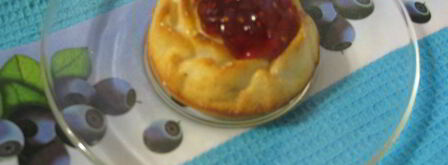 нежные творожники малиновый вулкан. Шаг 7