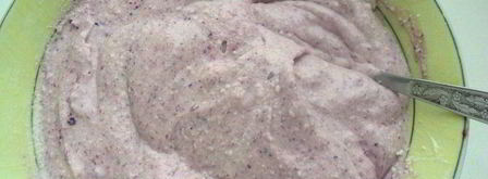 сырник с черникой фиалки. Шаг 5