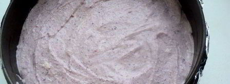 сырник с черникой фиалки. Шаг 7