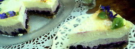 сырник с черникой фиалки. Шаг 10