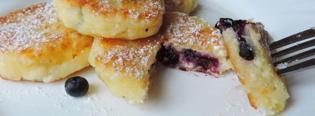 сырники с черникой. Шаг 5