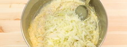 сырники с капустой на пару. Шаг 14