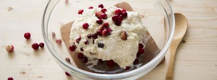 сырники с клюквой. Шаг 2