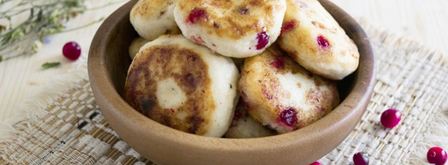 сырники с клюквой. Шаг 4