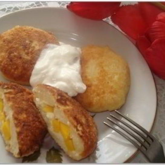 Рецепт сырников с манго