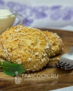 Сырники с овсяными хлопьями в духовке