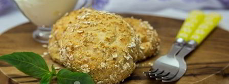 сырники с овсяными хлопьями в духовке. Шаг 17