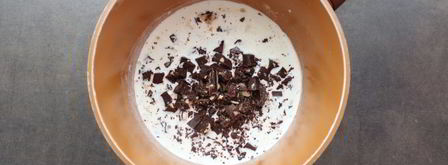 сырники с шоколадно-ореховым соусом. Шаг 4