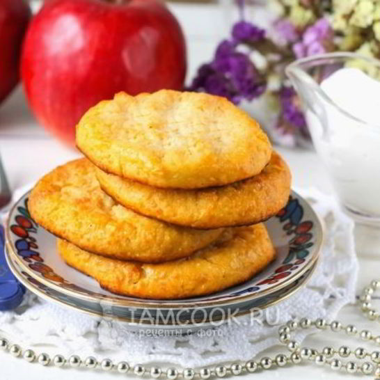 Рецепт сырников с яблоками в духовке