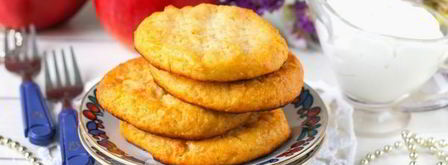 сырники с яблоками в духовке. Шаг 9