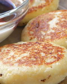 Сырники с яблоками