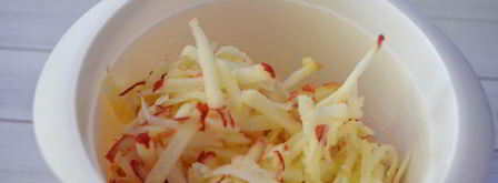 сырники с яблоком. Шаг 4