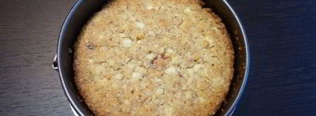 творожник с миндалем и вяленой вишней. Шаг 7