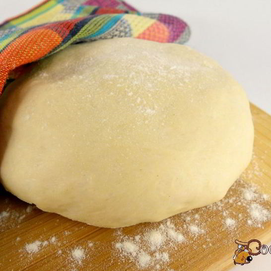 Рецепт быстрого дрожжевого теста дли пицц и лепешка