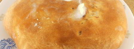 быстрое дрожжевое тесто для пиццы и лепешек. Шаг 5