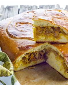 Дрожжевое тесто со сливочным маслом