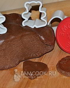 Шоколадное песочное тесто