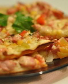 Тесто из кефира для пиццы