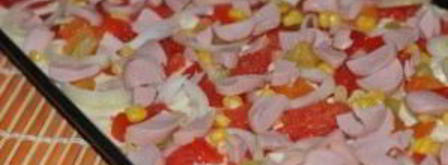 тесто из кефира для пиццы. Шаг 5