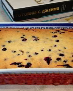 Творожное тесто с ягодами