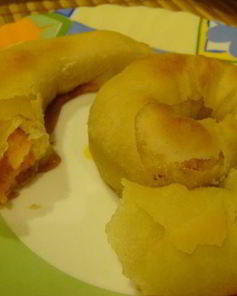 Вытяжное тесто Улитка с начинкой