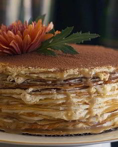 Блинный торт с маскарпоне