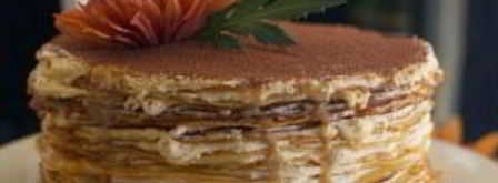 блинный торт с маскарпоне. Шаг 4