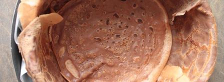 блинный торт с муссом. Шаг 7