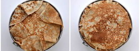 блинный торт весеннее настроение. Шаг 17