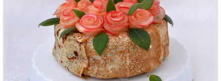 блинный торт весеннее настроение. Шаг 21