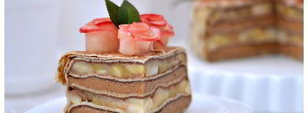 блинный торт весеннее настроение. Шаг 23