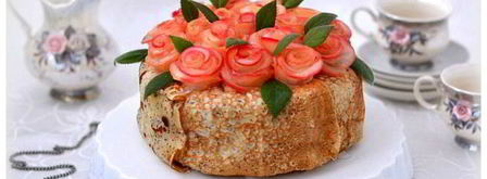 блинный торт весеннее настроение. Шаг 24