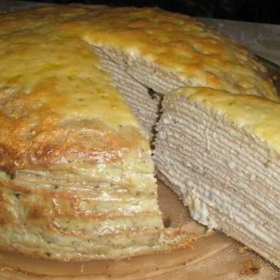 Рецепт блинного торта