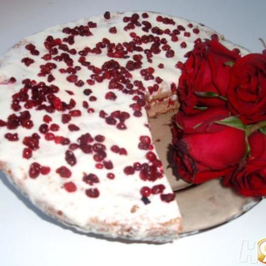 Брусничный торт