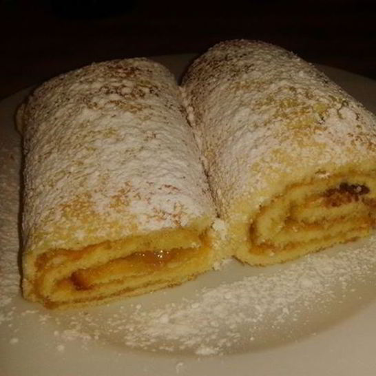 Рецепт быстрого бисквитного рулета