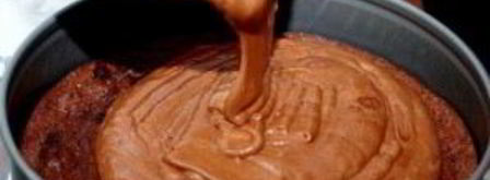 двойной шоколадный торт с малиной. Шаг 3