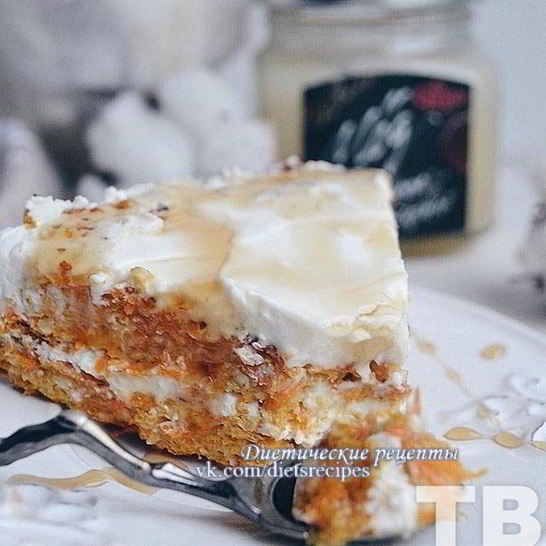 Рецепт морковного тортика