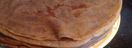 шоколадный блинный торт. Шаг 10