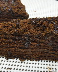 Шоколадный медовик