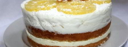 торт ананасово-кокосовый. Шаг 9