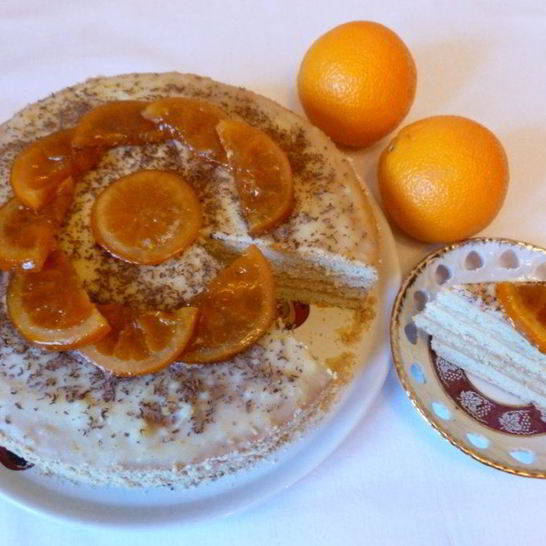 Рецепт торта апельсин