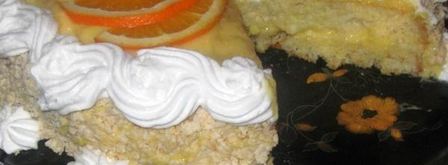 торт апельсиновый аромат. Шаг 5