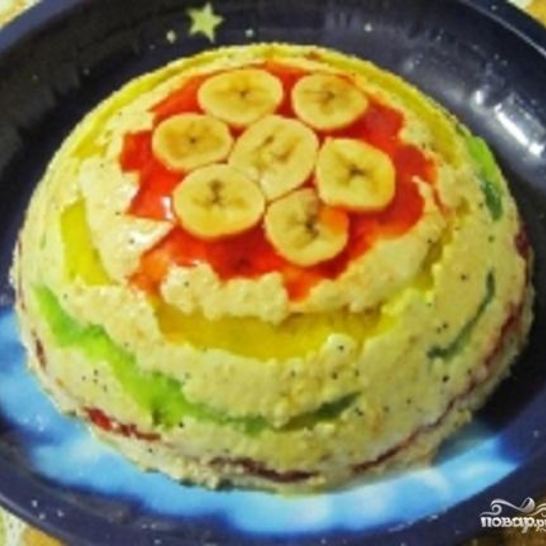 Рецепт торта фруктовое желе