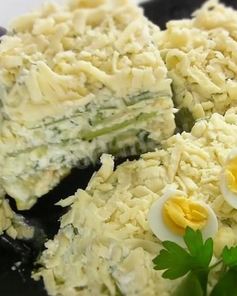 Торт из кабачков со сметаной и сыром