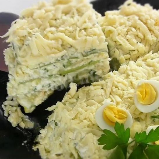 Рецепт торта из кабачков со сметаной и сыром